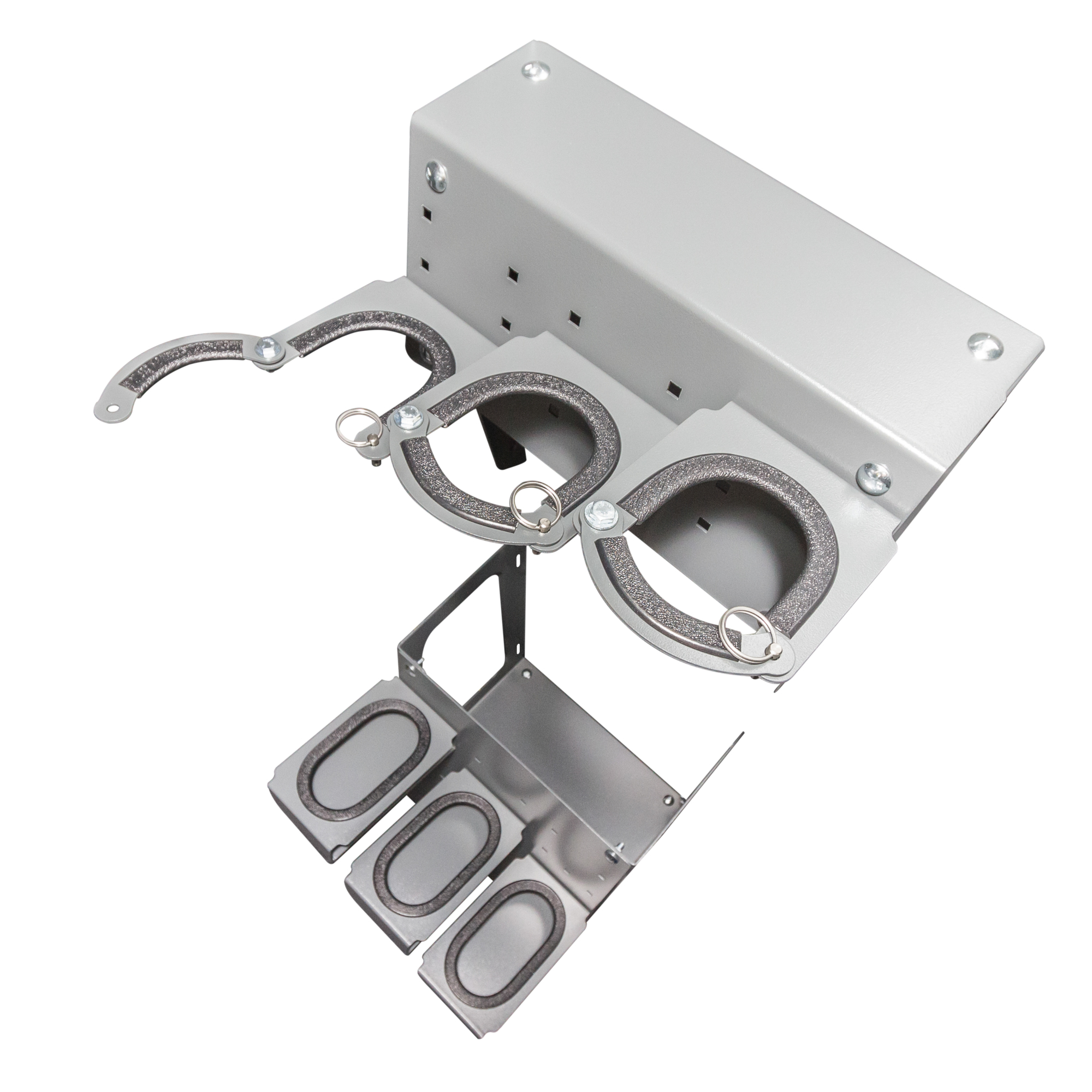 Swisher Safety Shelter Adjustable Gun Rack — Holds 3 Guns, Bolt-On Construction, Model# SRAC20338